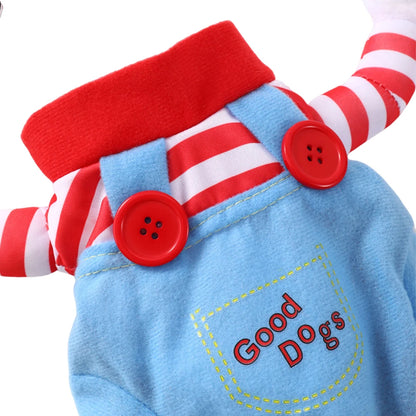 Funny Large Dog Halloween Costume For Small Dogs Cat Adjustable Pet Cosplay Clothes Cute Puppy Festival Gifts Labrador Outfits