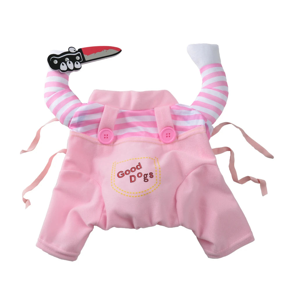 Funny Large Dog Halloween Costume For Small Dogs Cat Adjustable Pet Cosplay Clothes Cute Puppy Festival Gifts Labrador Outfits